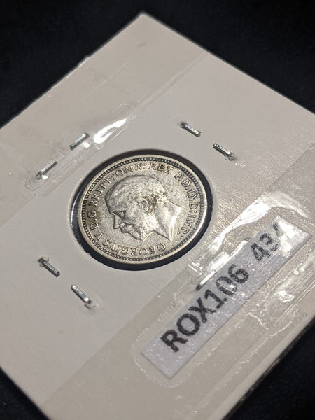 Great Britain 1936 Threepence 3d KM# 831 #434  #19C