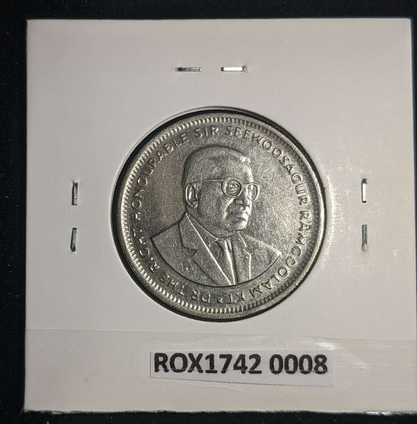 Mauritius 1997 Rupee KM# 55 Scratches #0008 #13A