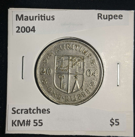 Mauritius 2004 Rupee KM# 55 Scratches #0040 #13A