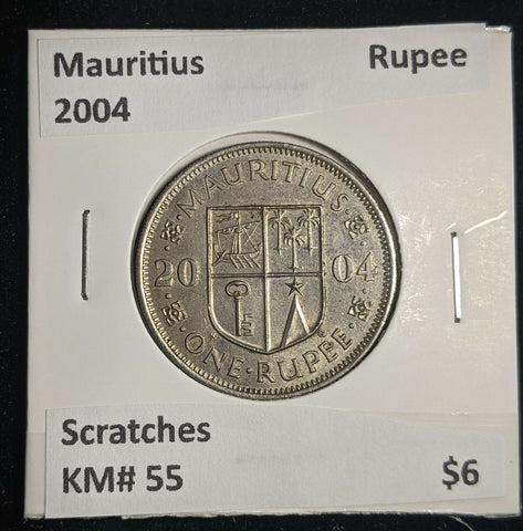 Mauritius 2004 Rupee KM# 55 Scratches #0108 #13A