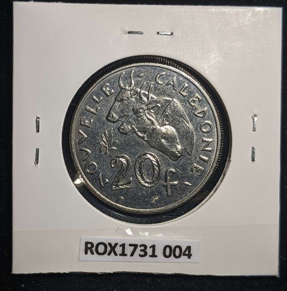 New Caledonia 1990(a) 20 Francs KM# 12 Scratches #004 #13B