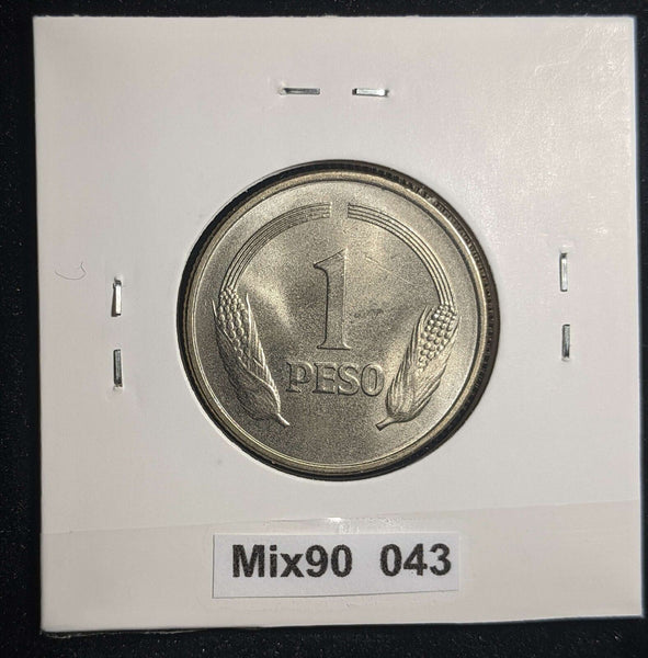 Colombia 1977 Peso KM# 258.2 Scratch #043 #23A