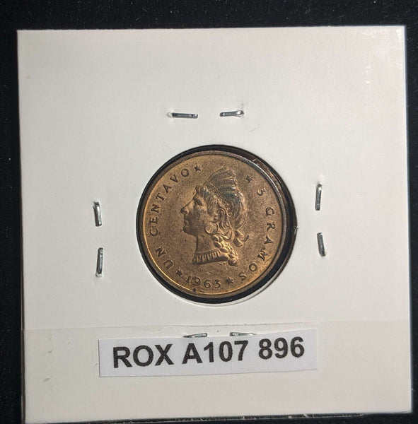 Dominican Republic 1963 Centavo KM# 25 Residue #896 #23A