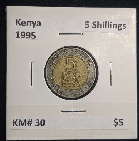 Kenya 1995 5 Shillings KM# 30 #1482 #23A