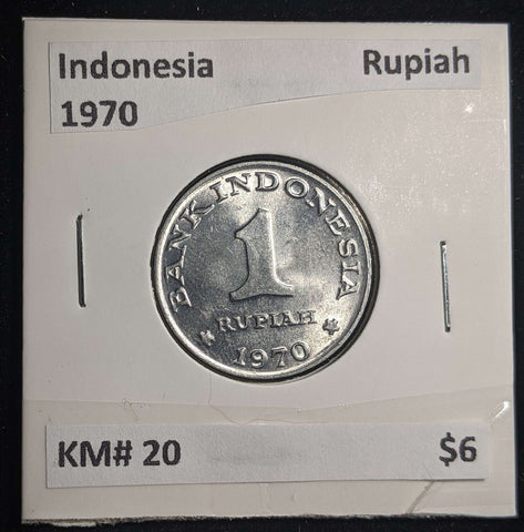 Indonesia 1970 Rupiah KM# 20 #0692 #23B