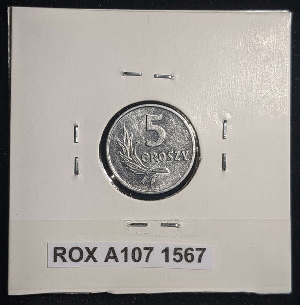 Poland 1968 5 Groszy Y# A46 Scratches #1567 #23B