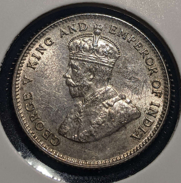 Straits Settlements 1927 10 Cents KM# 29b Scratches #071 #24A