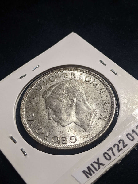 Great Britain 1942 1/2 Crown KM# 856 Stains #013 #24A