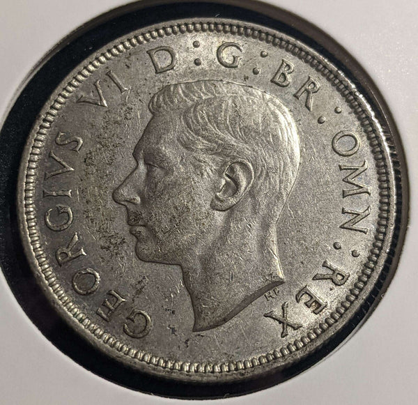 Great Britain 1943 Florin KM# 855 Cleaned #018 #24A