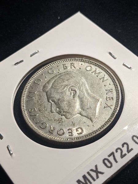 Great Britain 1943 Florin KM# 855 Cleaned #018 #24A