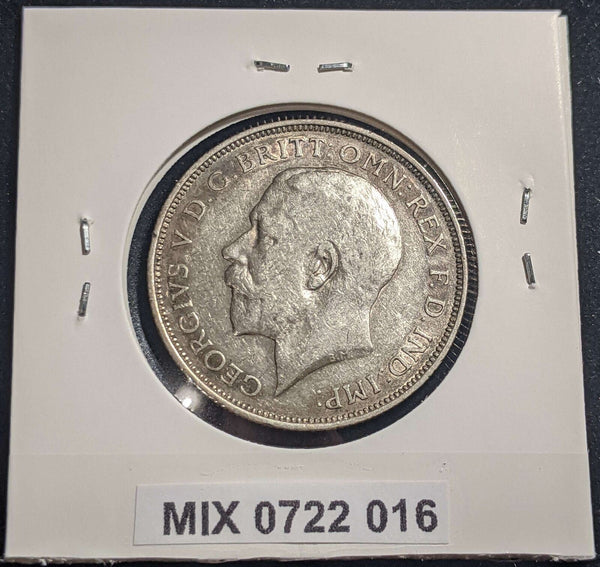 Great Britain 1911 Florin KM# 817 Cleaned #016 #24A