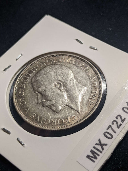 Great Britain 1911 Florin KM# 817 Cleaned #016 #24A