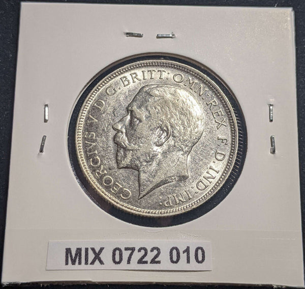 Great Britain 1918 Florin KM# 817 Cleaned #010 #24A