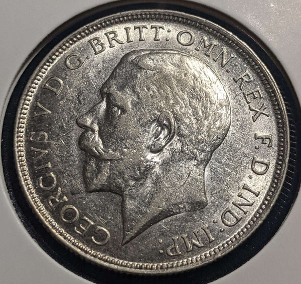 Great Britain 1918 Florin KM# 817 Cleaned #010 #24A