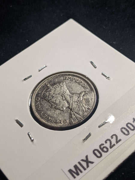 New Zealand 1934 6d KM# 2 Cleaned #001 #24A