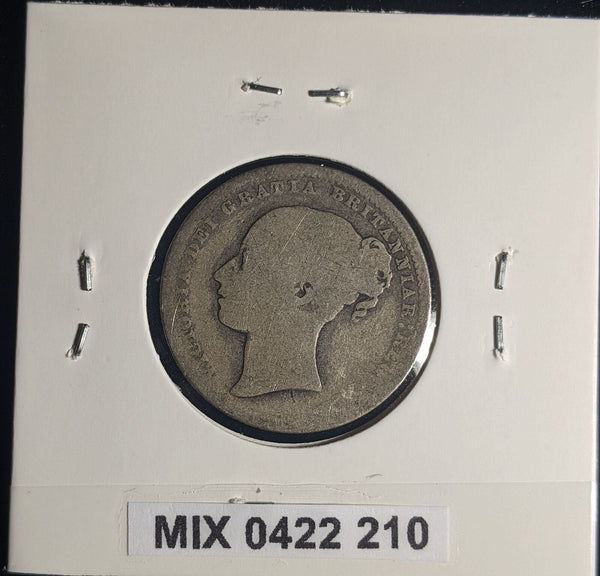 Great Britain 1873 Die 16 Shilling 1/- KM# 734.2 Cleaned #210 #25A