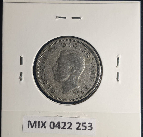 Great Britain 1944 Shilling 1/- KM# 854 Cleaned #253 #25A