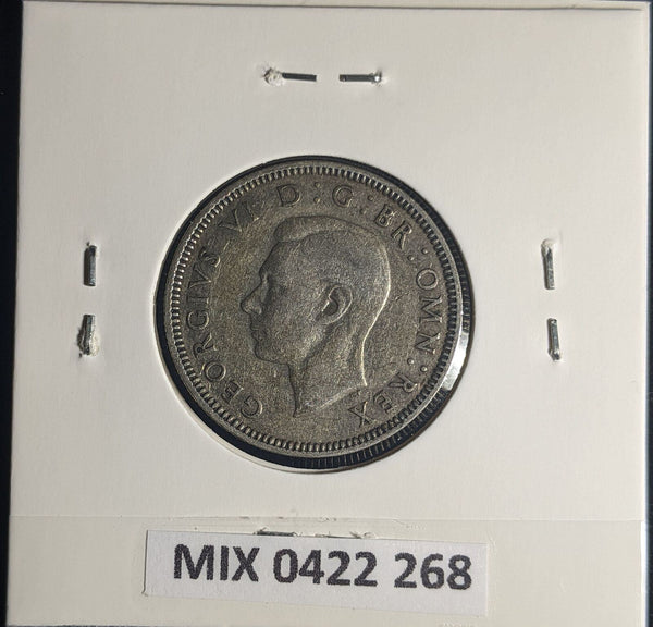 Great Britain 1942 Shilling 1/- KM# 854 Cleaned #268 #25A