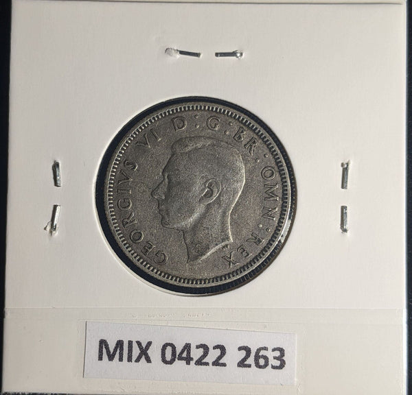 Great Britain 1939 Shilling 1/- KM# 854 Cleaned #263 #25A
