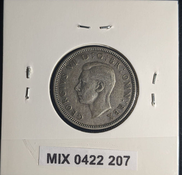 Great Britain 1939 Shilling 1/- KM# 854 Cleaned #207 #25A