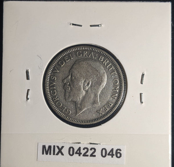 Great Britain 1934 Shilling 1/- KM# 833 Cleaned #046 #25A