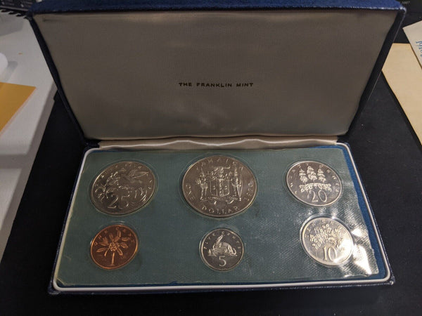 1970 Jamaica 6 Coin Proof Set Franklin Mint #096