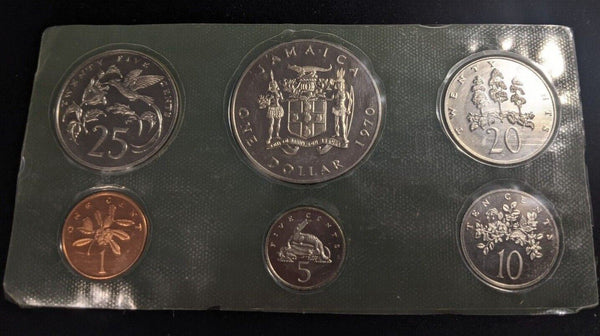 1970 Jamaica 6 Coin Proof Set Franklin Mint #096
