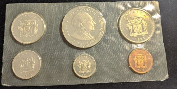 1970 Jamaica 6 Coin Proof Set Franklin Mint #096