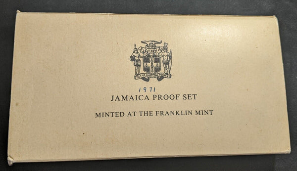 1971 Jamaica 6 Coin Proof Set Franklin Mint #105