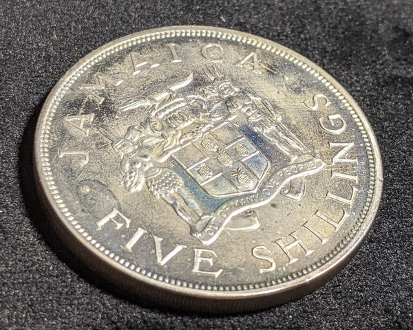 Jamaica Proof 1966 5 Shilling KM# 40 #102