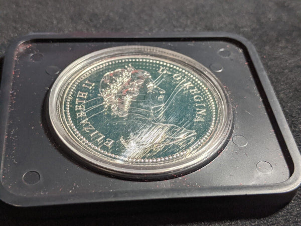 Canada Specimen 1975 Calgary Centennial Dollar KM# 97 in black case #019