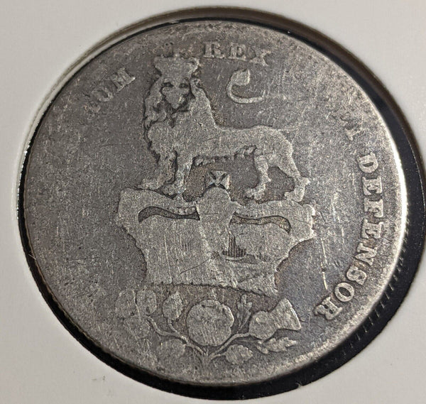 Great Britain 1826 Shilling KM# 694 Cleaned #261 #26A