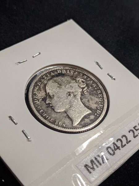Great Britain 1878 Die 3 Shilling KM# 734.2 Cleaned #259 #26A