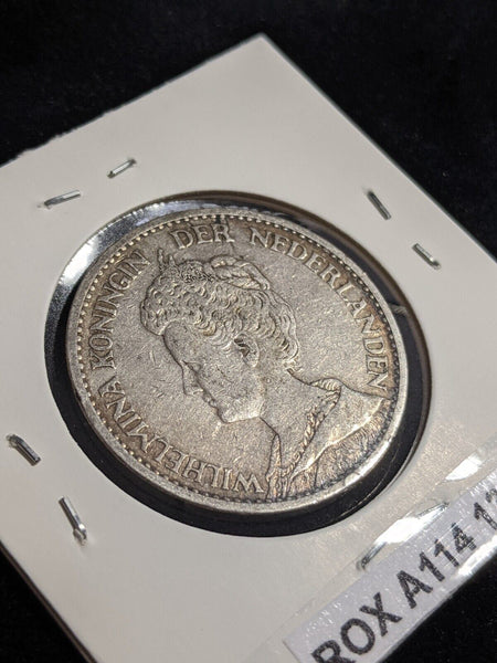 Netherlands 1911 Gulden KM# 148 Cleaned #135 #26A