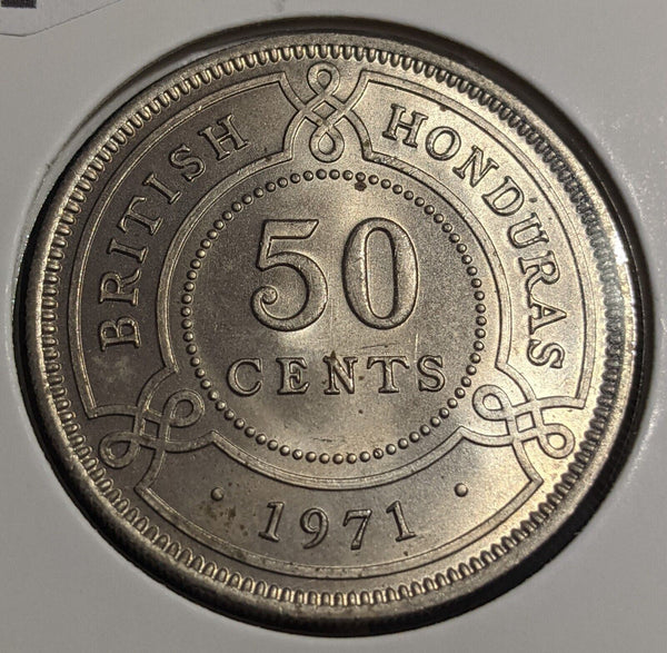 British Honduras 1971 50 Cents KM# 28 #097 #26A