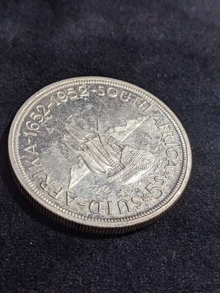 South Africa 1952 5 Shillings KM# 41 #003 #26A