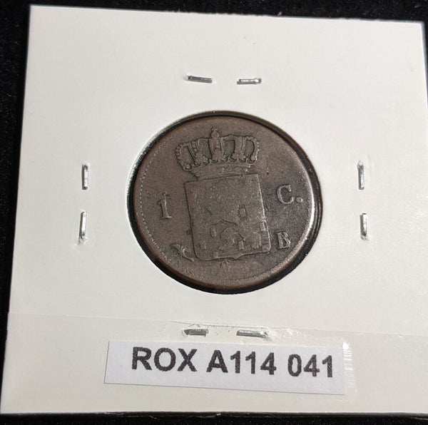 Netherlands 1827 B Cent KM# 47 #041 #26A