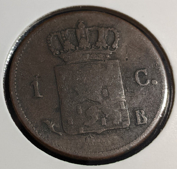 Netherlands 1827 B Cent KM# 47 #041 #26A