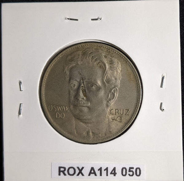 Brazil 1938 400 Reis KM# 539 Scratch #050 #26B
