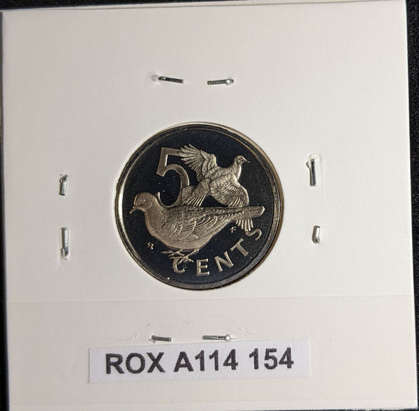 British Virgin Islands (P) Proof 1974 FM Five Cent KM 2 #154 #26B