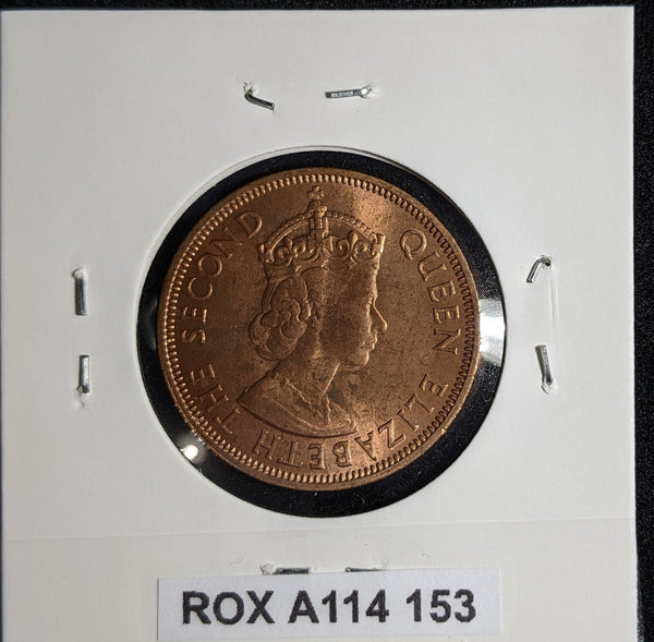 East Caribbean States 1963 Cent KM# 2 Scratches #153 #26B