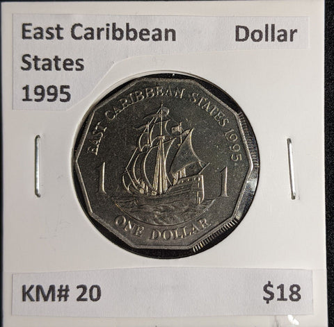 East Caribbean States 1995 Dollar KM# 20 #128 #26B