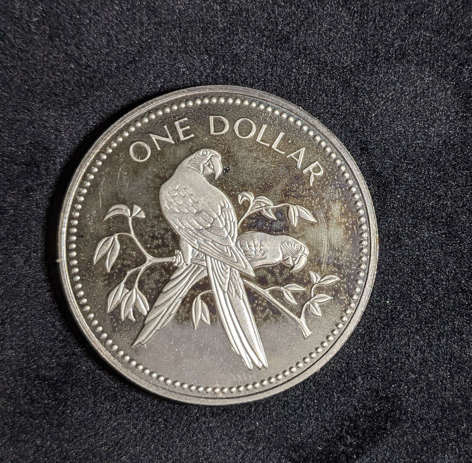 Belize Proof 1975 Dollar KM# 43 #095 #27A