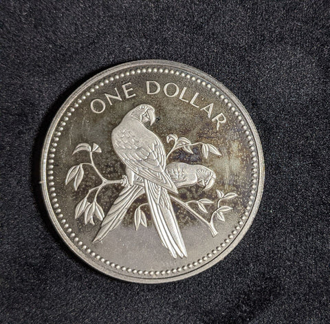 Belize Proof 1975 Dollar KM# 43 #095 #27A