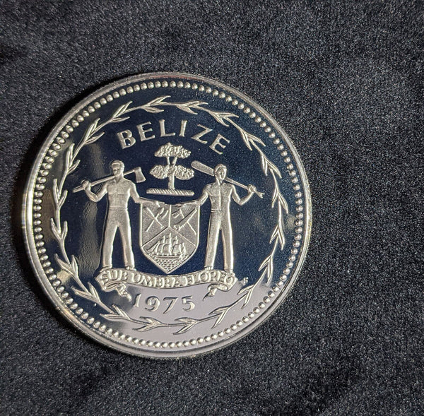 Belize Proof 1975 Dollar KM# 43 #095 #27A