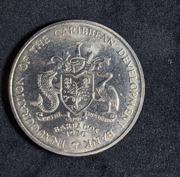 Barbados 1970 4 Dollars KM# A9 #141 #27A