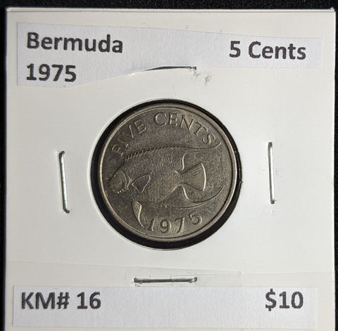Bermuda 1975 5 Cents KM# 16 #109 #27A
