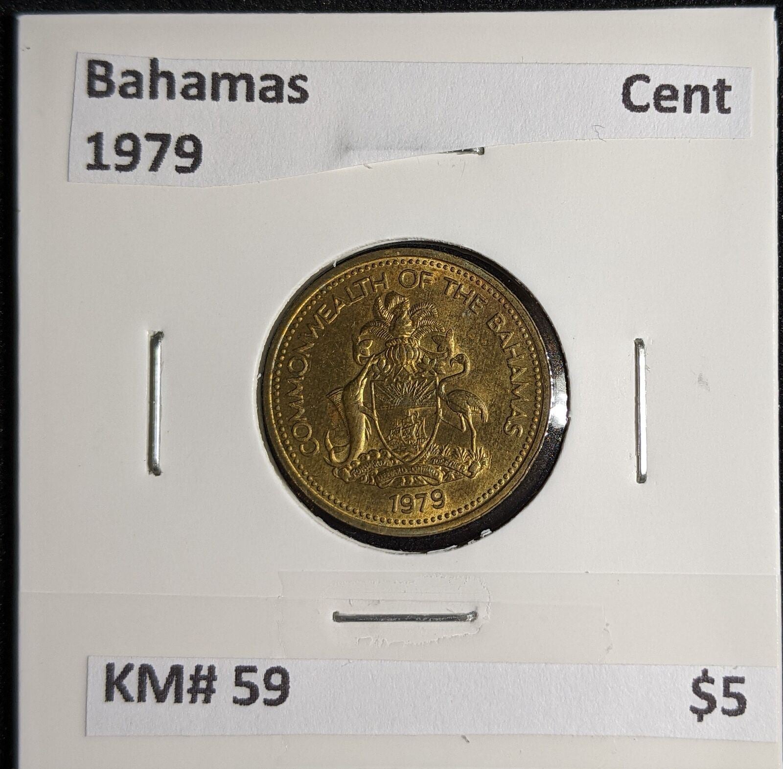 Bahamas 1979 Cent KM# 59 #116 #27A