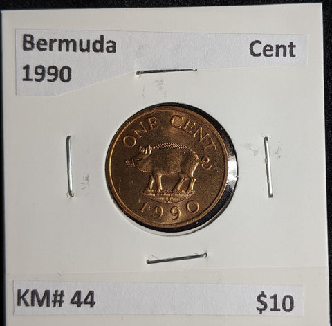 Bermuda Cent 1990 KM# 44 #100 #27A