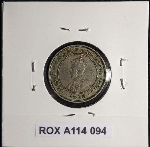 British Honduras 1936 5 Cents KM# 16 #094 #27B
